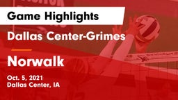 Dallas Center-Grimes  vs Norwalk  Game Highlights - Oct. 5, 2021