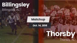 Matchup: Billingsley High vs. Thorsby  2016
