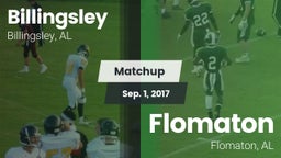 Matchup: Billingsley High vs. Flomaton  2017