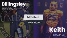 Matchup: Billingsley High vs. Keith  2017