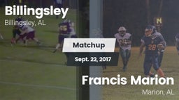 Matchup: Billingsley High vs. Francis Marion 2017