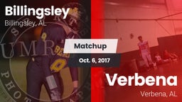 Matchup: Billingsley High vs. Verbena  2017