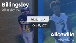 Matchup: Billingsley High vs. Aliceville  2017