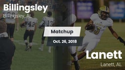 Matchup: Billingsley High vs. Lanett  2018