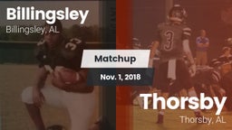 Matchup: Billingsley High vs. Thorsby  2018