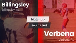 Matchup: Billingsley High vs. Verbena  2019