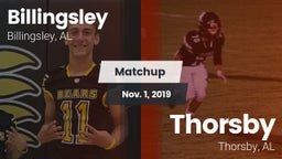 Matchup: Billingsley High vs. Thorsby  2019
