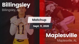 Matchup: Billingsley High vs. Maplesville  2020