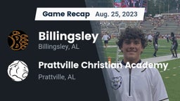 Recap: Billingsley  vs. Prattville Christian Academy  2023