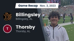 Recap: Billingsley  vs. Thorsby  2023