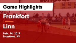 Frankfort  vs Linn  Game Highlights - Feb. 14, 2019