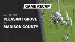 Recap: Pleasant Grove  vs. Madison County 2015