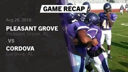 Recap: Pleasant Grove  vs. Cordova  2016