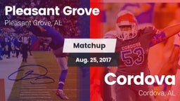 Matchup: Pleasant Grove High vs. Cordova  2017