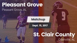 Matchup: Pleasant Grove High vs. St. Clair County  2017