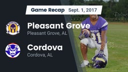 Recap: Pleasant Grove  vs. Cordova  2017