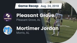 Recap: Pleasant Grove  vs. Mortimer Jordan  2018