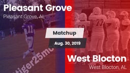 Matchup: Pleasant Grove High vs. West Blocton  2019