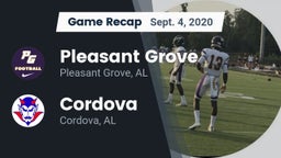 Recap: Pleasant Grove  vs. Cordova  2020