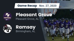 Recap: Pleasant Grove  vs. Ramsay  2020
