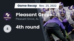 Recap: Pleasant Grove  vs. 4th round 2022