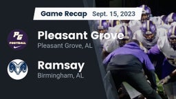 Recap: Pleasant Grove  vs. Ramsay  2023