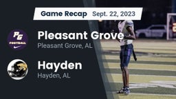 Recap: Pleasant Grove  vs. Hayden  2023