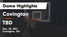 Covington  vs TBD Game Highlights - Dec. 28, 2021
