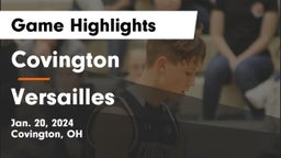 Covington  vs Versailles  Game Highlights - Jan. 20, 2024