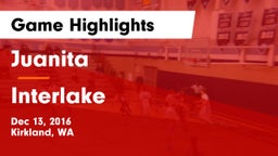 Juanita  vs Interlake  Game Highlights - Dec 13, 2016