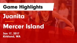 Juanita  vs Mercer Island  Game Highlights - Jan 17, 2017
