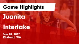 Juanita  vs Interlake  Game Highlights - Jan 20, 2017