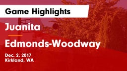 Juanita  vs Edmonds-Woodway  Game Highlights - Dec. 2, 2017