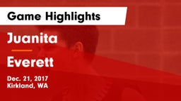 Juanita  vs Everett  Game Highlights - Dec. 21, 2017