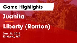 Juanita  vs Liberty  (Renton) Game Highlights - Jan. 26, 2018