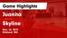 Juanita  vs Skyline   Game Highlights - Nov. 26, 2018