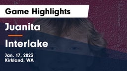 Juanita  vs Interlake  Game Highlights - Jan. 17, 2023
