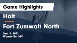 Holt  vs Fort Zumwalt North  Game Highlights - Jan. 6, 2022
