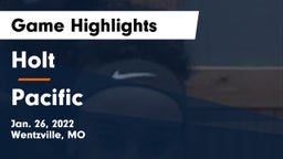 Holt  vs Pacific  Game Highlights - Jan. 26, 2022