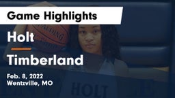 Holt  vs Timberland  Game Highlights - Feb. 8, 2022