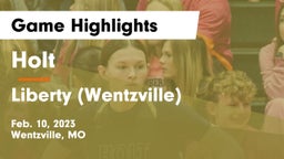 Holt  vs Liberty (Wentzville)  Game Highlights - Feb. 10, 2023