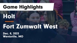 Holt  vs Fort Zumwalt West  Game Highlights - Dec. 8, 2023