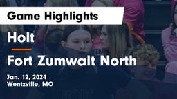 Holt  vs Fort Zumwalt North  Game Highlights - Jan. 12, 2024