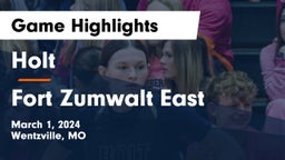 Holt  vs Fort Zumwalt East  Game Highlights - March 1, 2024