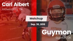 Matchup: Carl Albert High vs. Guymon  2016