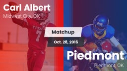 Matchup: Carl Albert High vs. Piedmont  2016