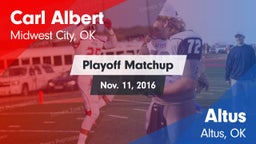 Matchup: Carl Albert High vs. Altus  2016