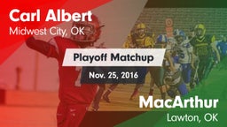Matchup: Carl Albert High vs. MacArthur  2016