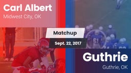 Matchup: Carl Albert High vs. Guthrie  2017