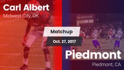 Matchup: Carl Albert High vs. Piedmont  2017